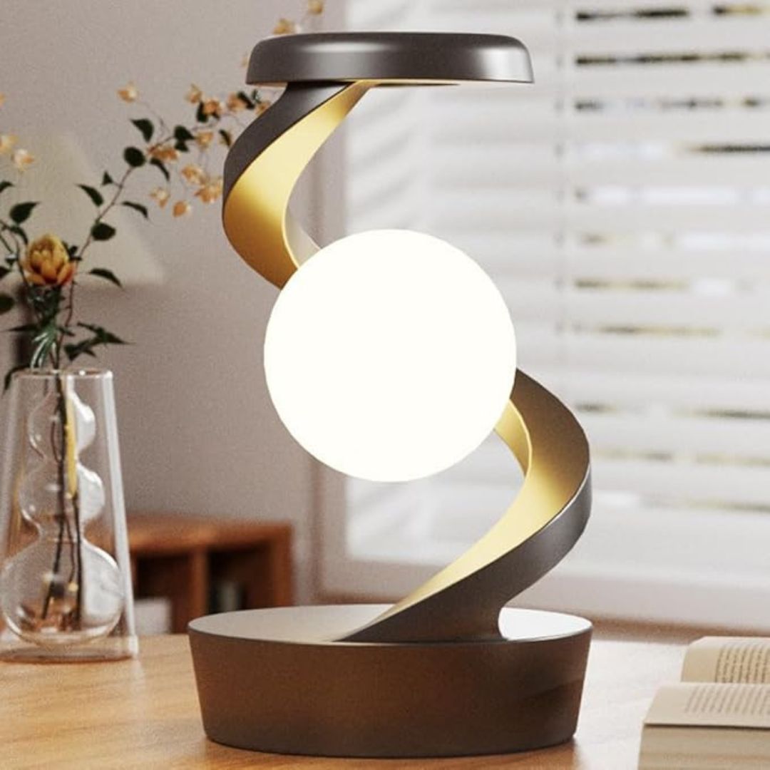 Lámpara de Luna Flotante Giratoria 3D con Luz LED - Levitación Magnética Decorativa