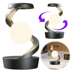 Lámpara de Luna Flotante Giratoria 3D con Luz LED - Levitación Magnética Decorativa