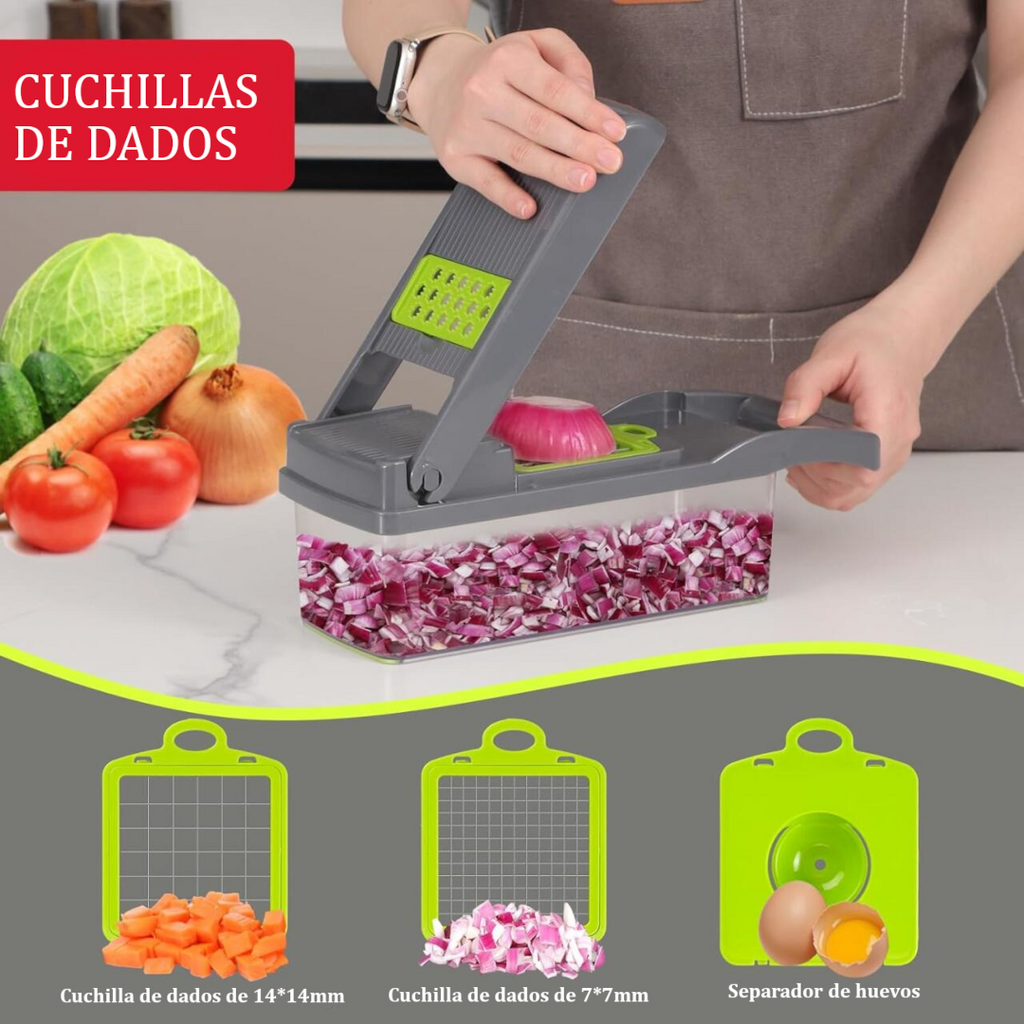 Picador de verduras profesional 14 en 1