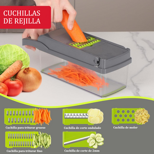 Picador de verduras profesional 14 en 1