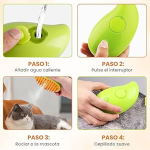 Cepillo de vapor para mascotas